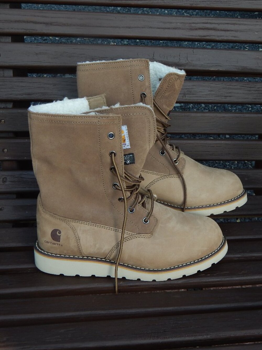 Woman's Boots Carhartt Fold Down Winter Insulated FW8069 – W Size 10 *****